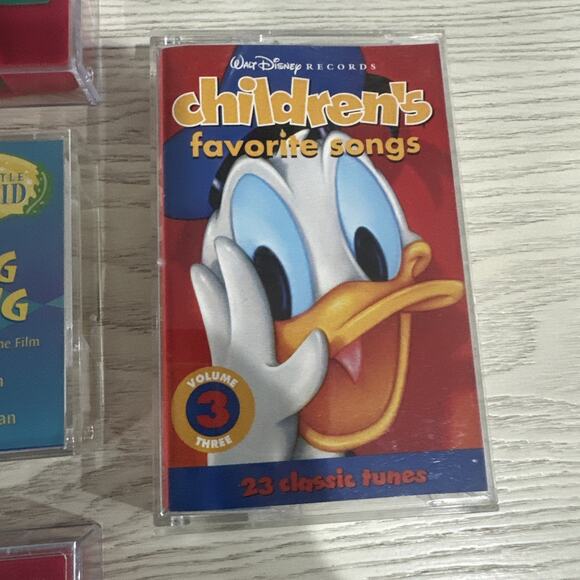 Lot Of Disney Sing-A-Long Cassettes Little Mermaid Cinderella Lion King - Picture 9 of 9
